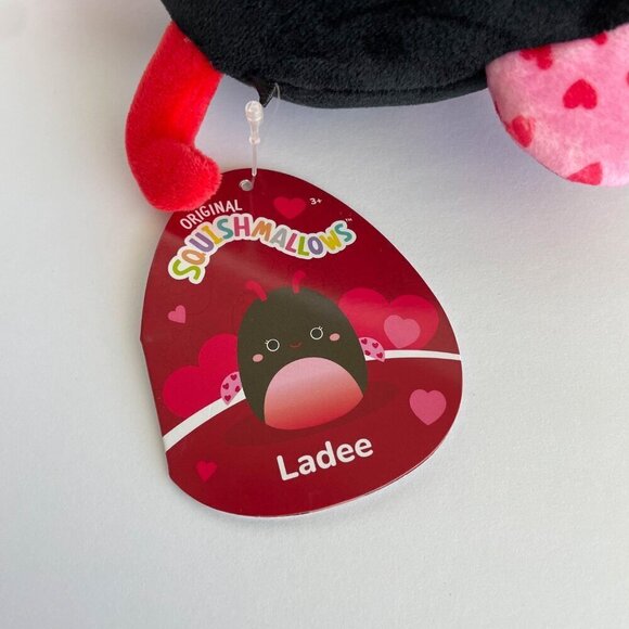 NEW Squishmallows Ladee The Ladybug Valentine's Day Stuffed Animal Plush Toy - Picture 8 of 9